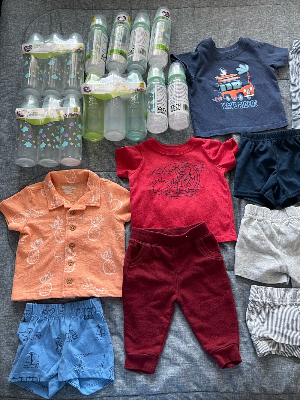 Multiples Baby Boy Clothing Lot - 46 pcs